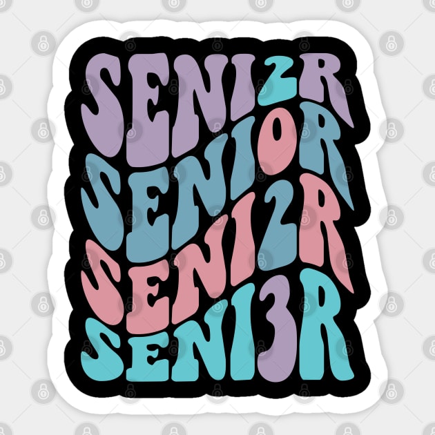 Senior Class of 2023 vintage Sticker by Myartstor 